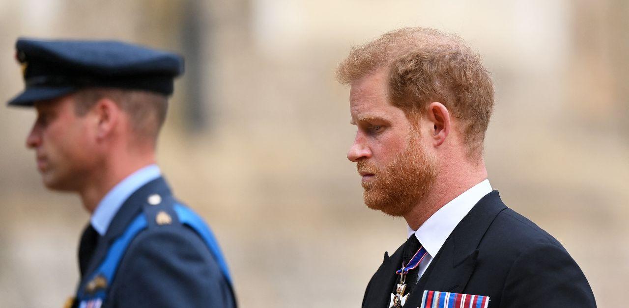 prince william prince harry not spoken since queen funeral