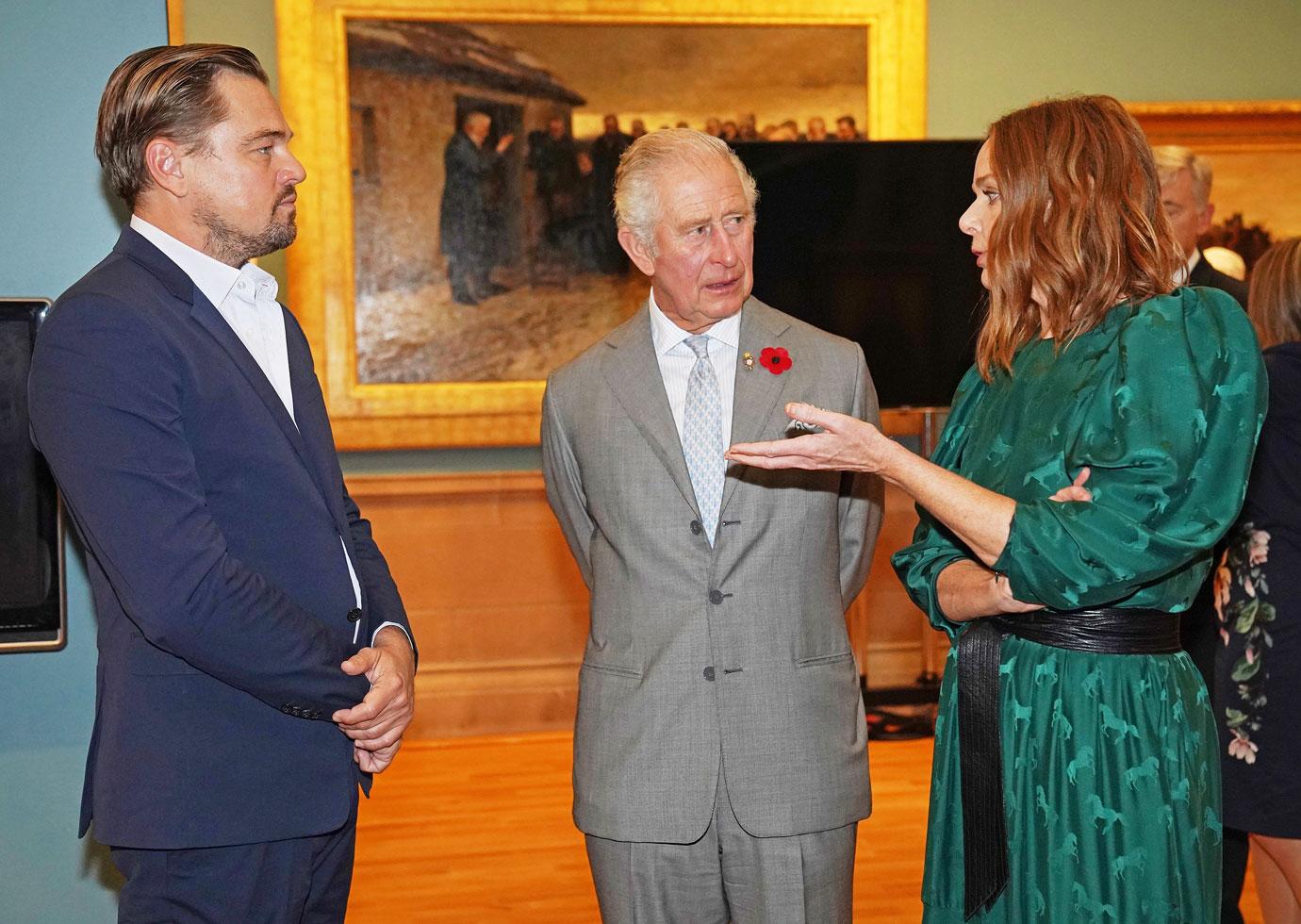 prince charles views a stella mccartney fashion installation