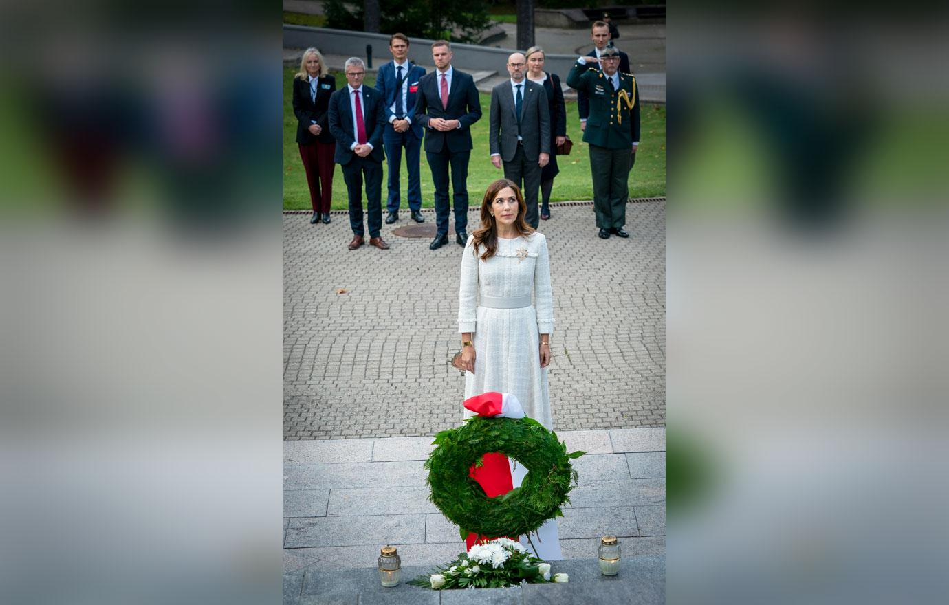 crown princess mary of denmark visits lithuania