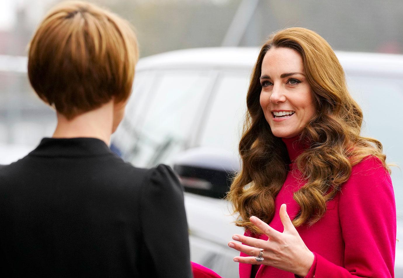 duchess kate visits nower hill high school