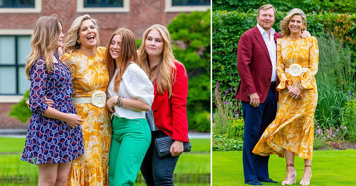 dutch royals during the annual summer photo session