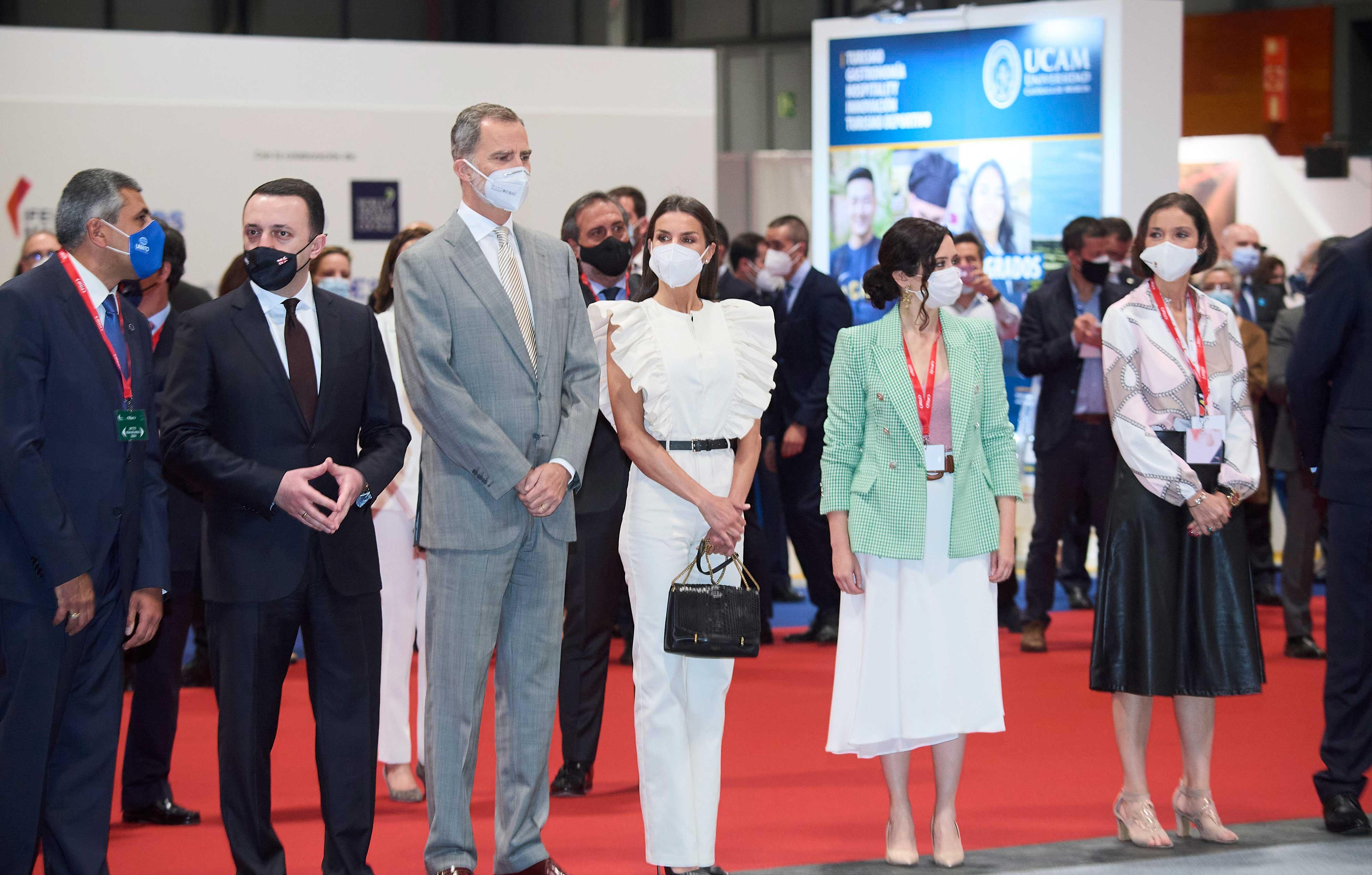 spanish royals attends opening of internacional tourism fair