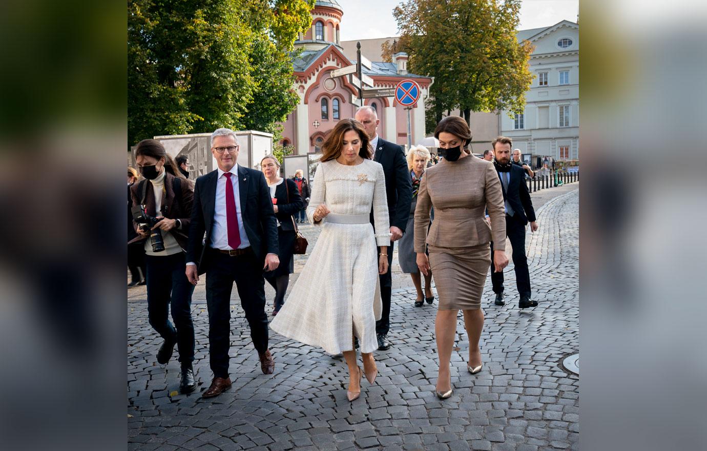 crown princess mary of denmark visits lithuania