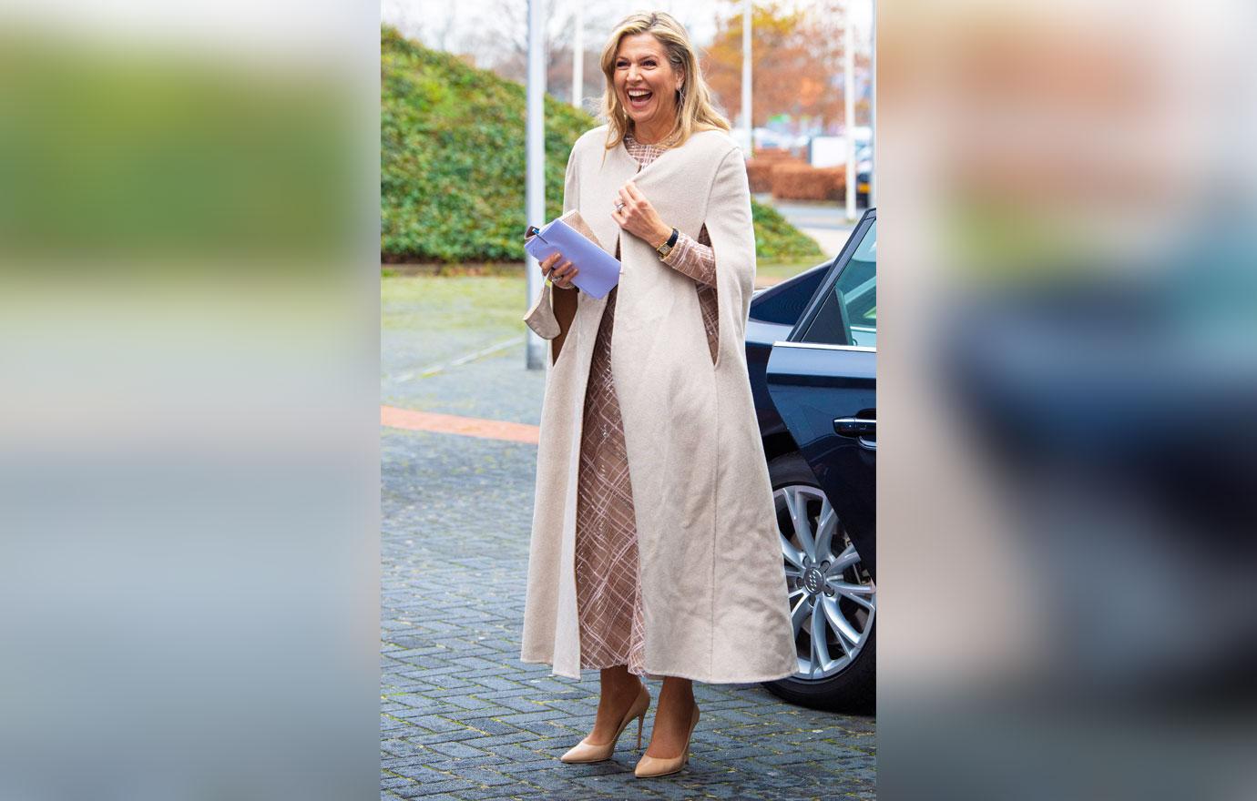 queen maxima at the recording of the christmas music gala