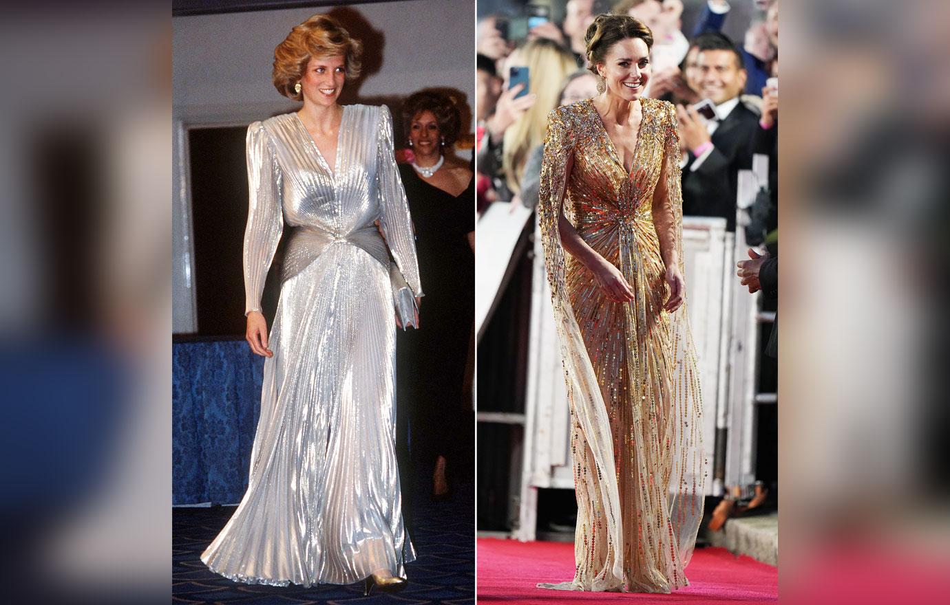 kate middleton channels princess diana at no time to die movie premiere tro