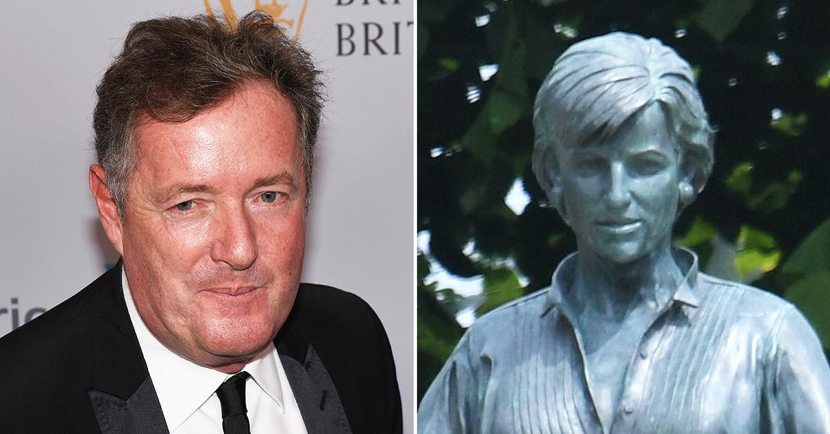 piers morgan others on social media slam princess dianas statue