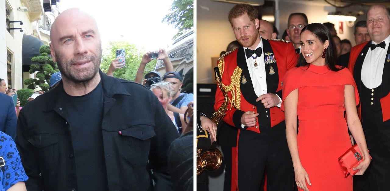 Meghan Markle & Prince Harry Befriend John Travolta In Beverly Hills