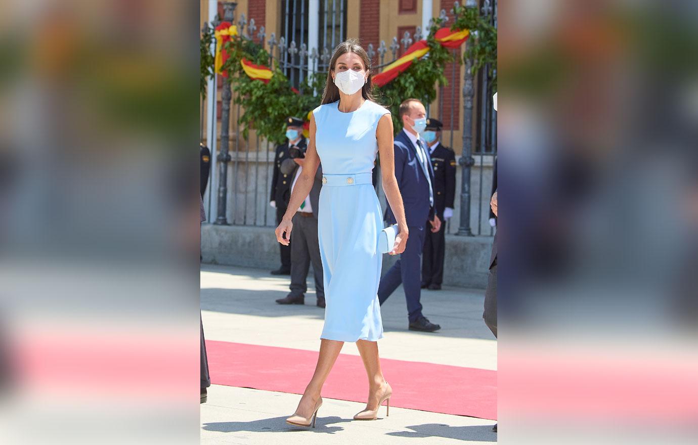 king felipe and queen letizia of spain in sevilla spain