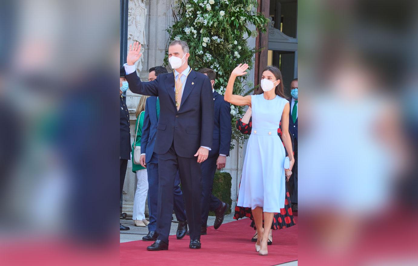 king felipe and queen letizia of spain in sevilla spain