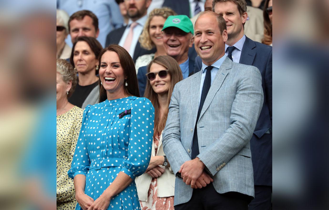 the duke and duchess of cambridge attend wimbledon