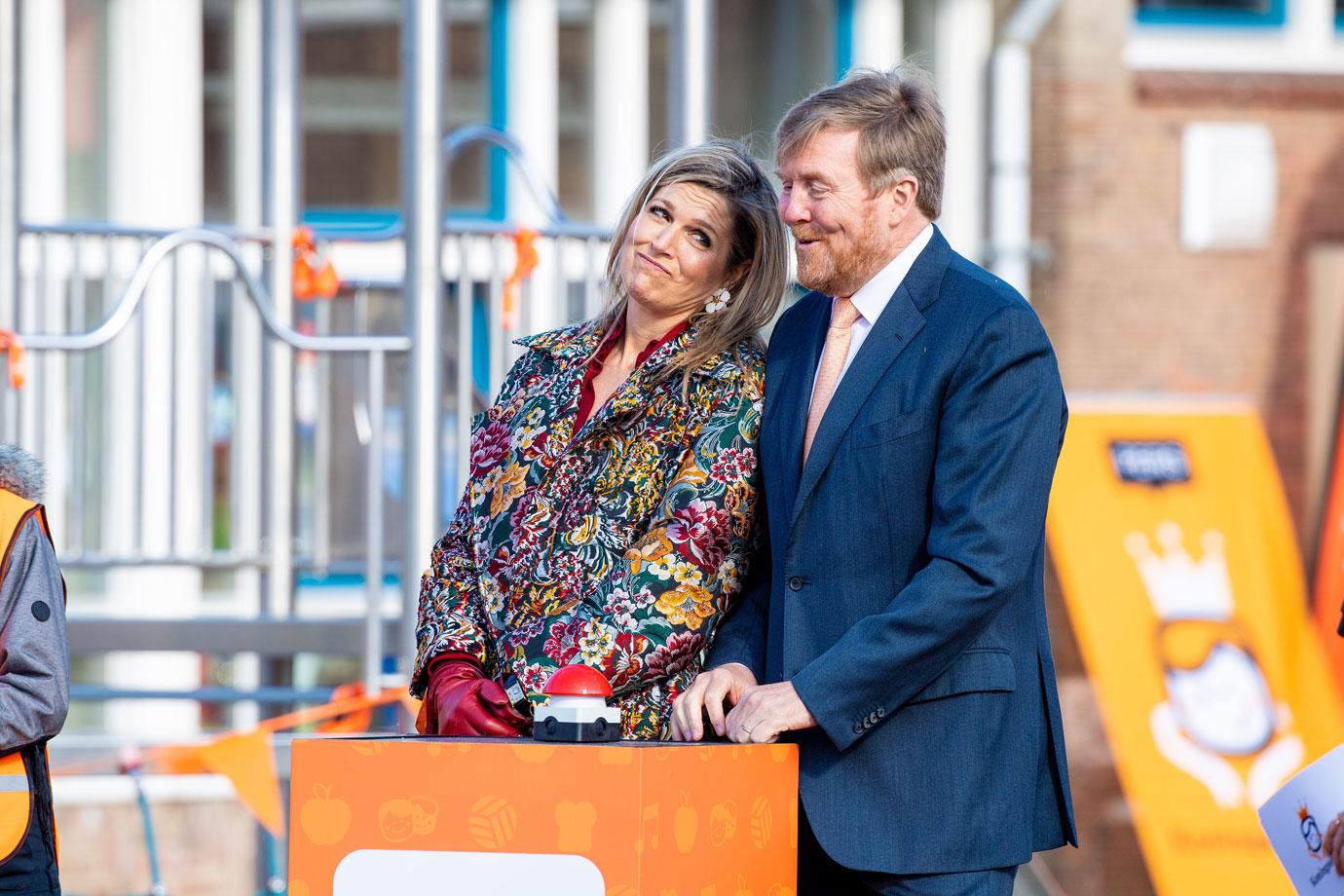 queen maxima and king willem alexander at the national opening for the kings games