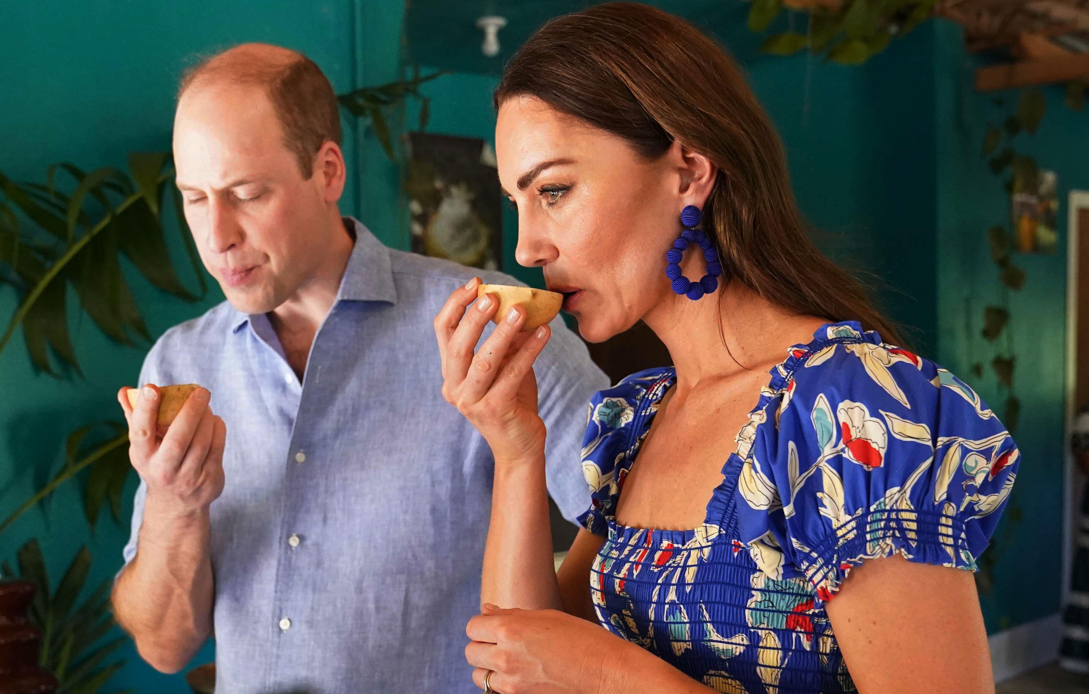 kate middleton and prince william in caribbean