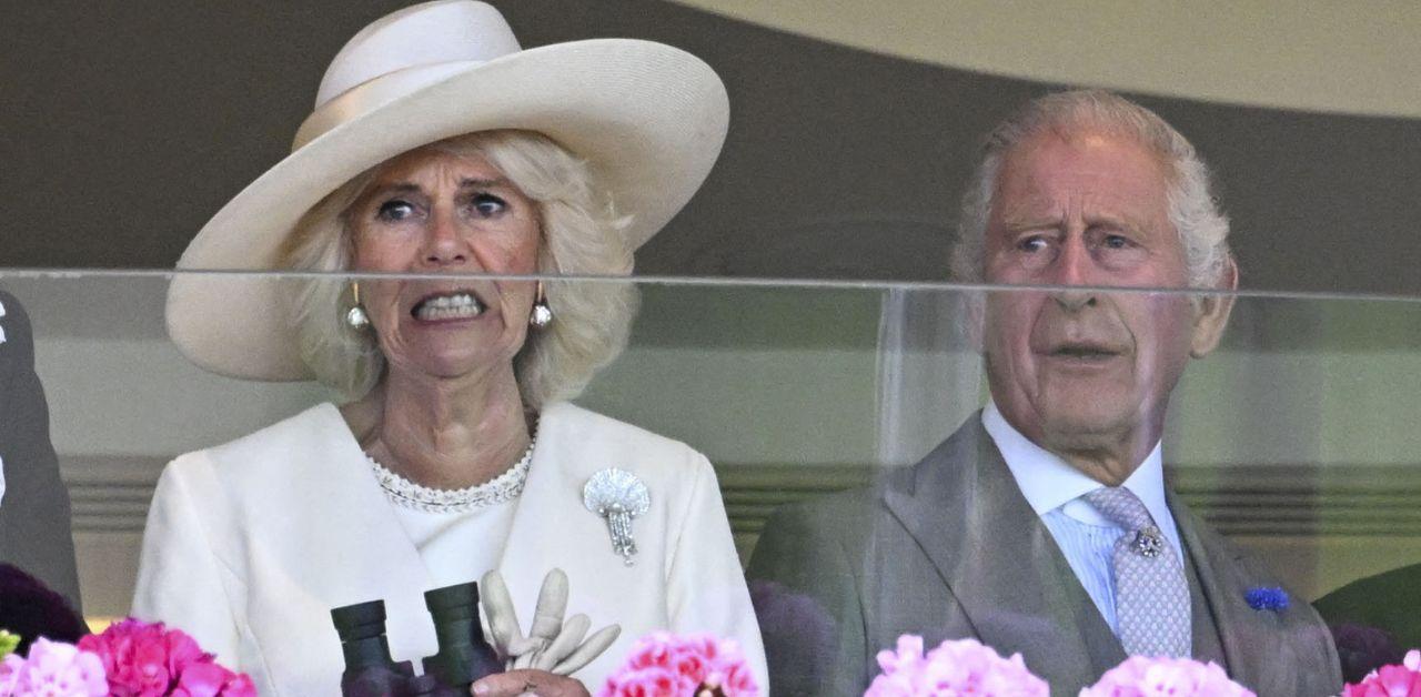 king charles queen camilla royal ascot races funny reaction