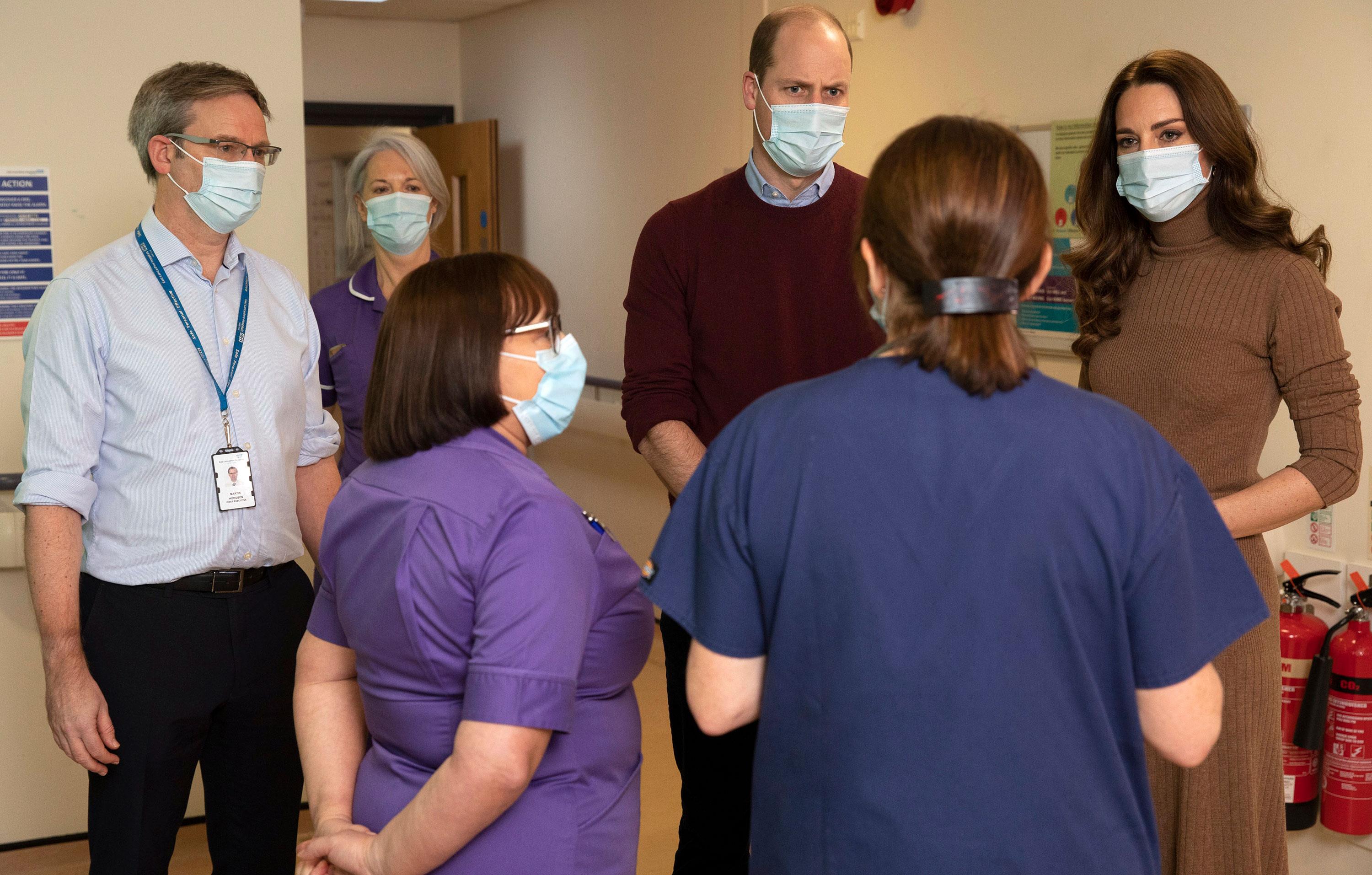 duchess kate and prince william visit clitheroe community hospital