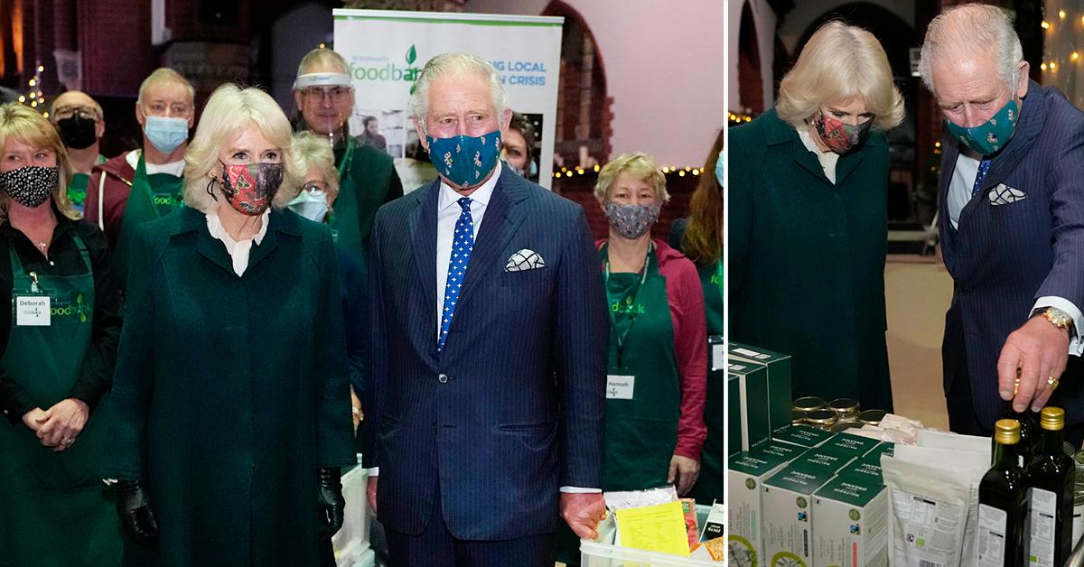 prince charles and duchess camilla visit wandsworth foodbank