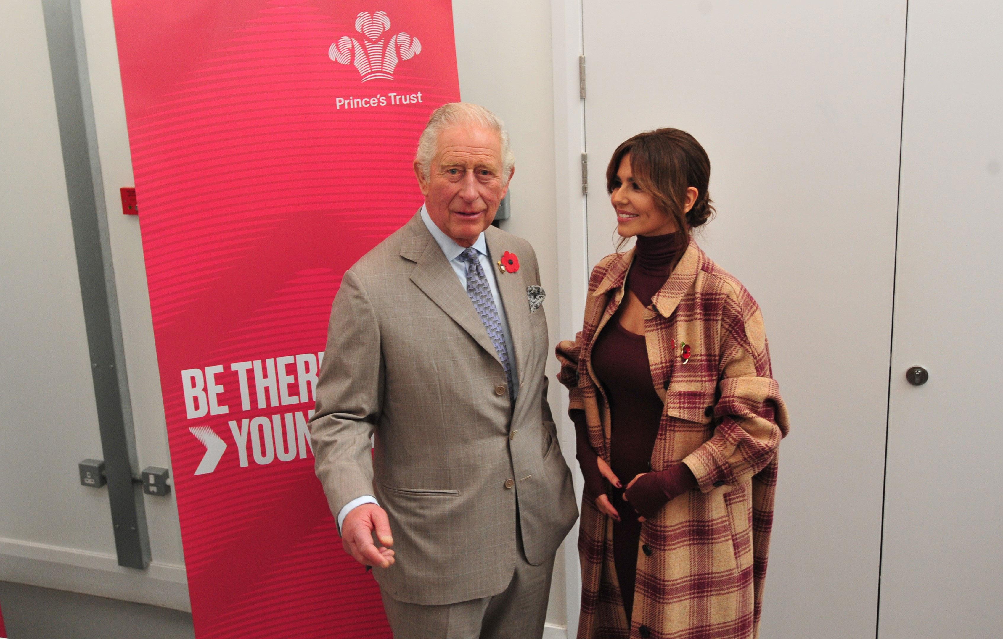 prince charles and cheryl tweedy visit cheryls trust centre