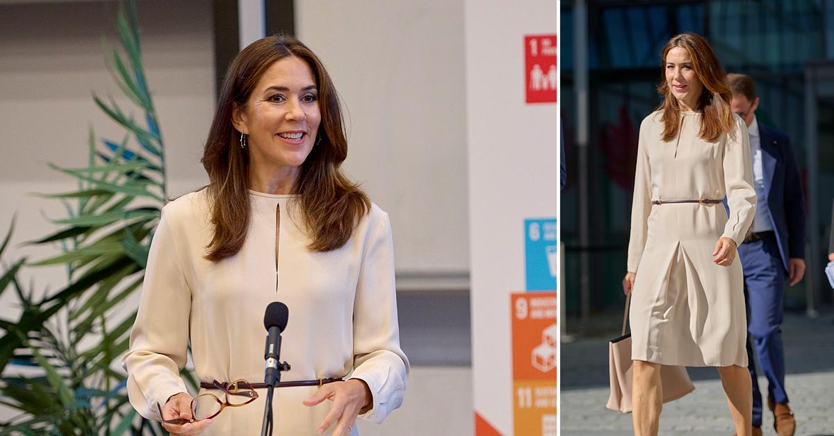 Princess Mary Of Denmark Wears White For Responsibility Day: Photos