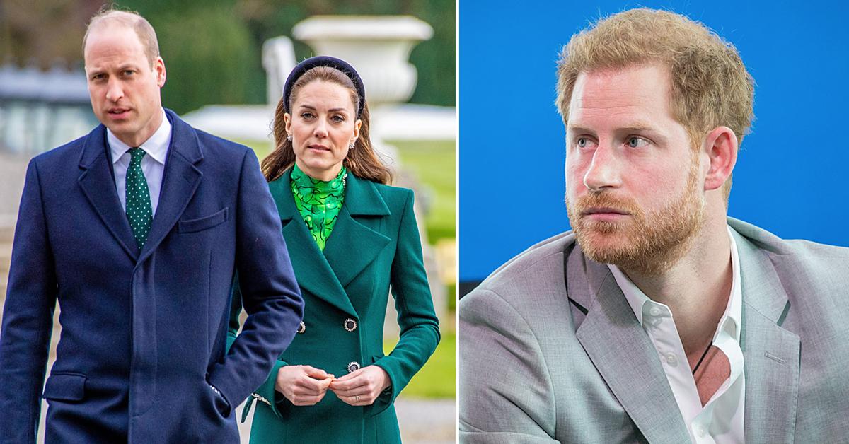 kate middleton uncle reveals she is trying to mediate prince harry prince william drama