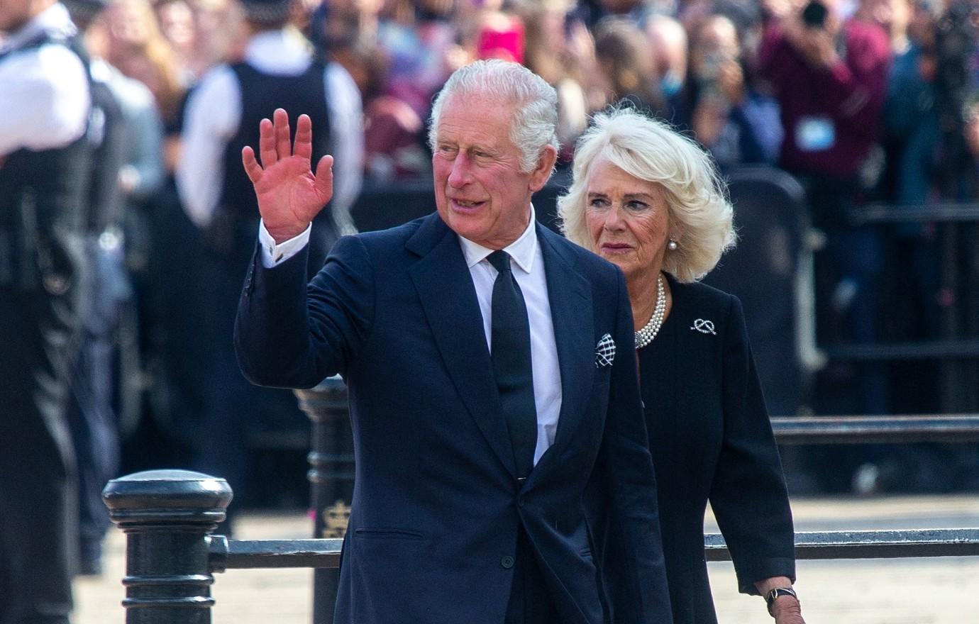 king charles queen consort camilla buckingham palace photos