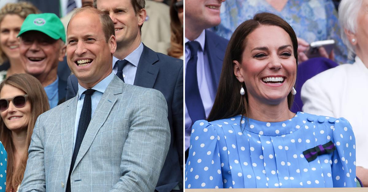 the duke and duchess of cambridge attend wimbledon  pp