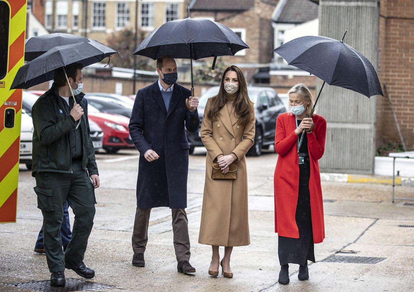 will and kate visit newham ambulance station