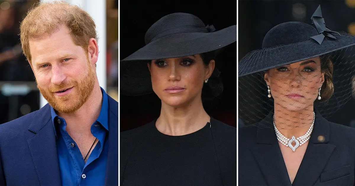 prince harry meghan markle reprimanded telling kate middleton baby brain pp