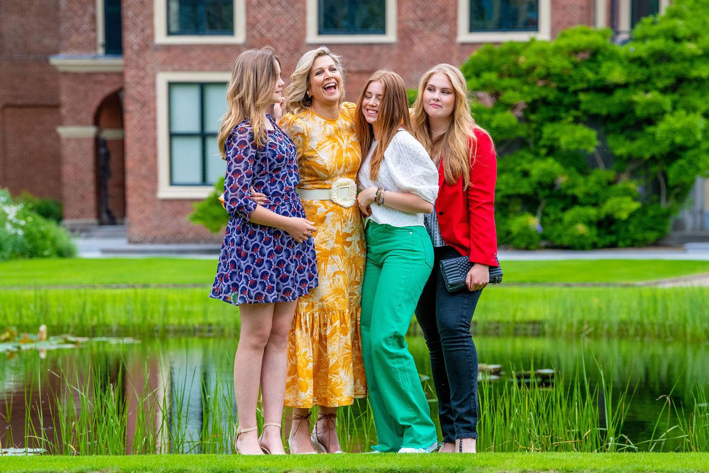 dutch royals during the annual summer photo session