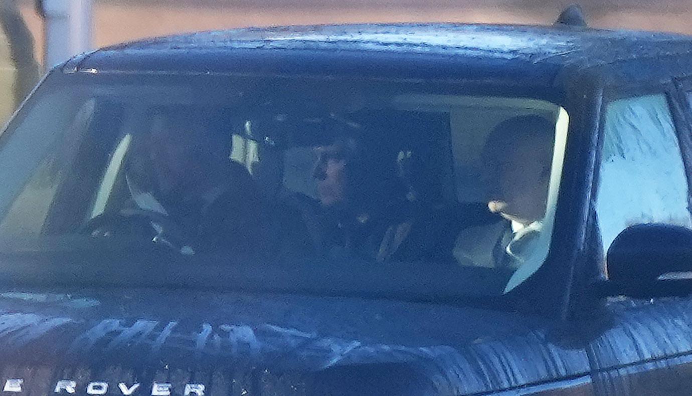 prince andrew is seen leaving his home