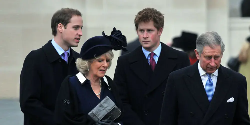 Prince William, Camilla Parker Bowles, Prince Harry and Prince Charles