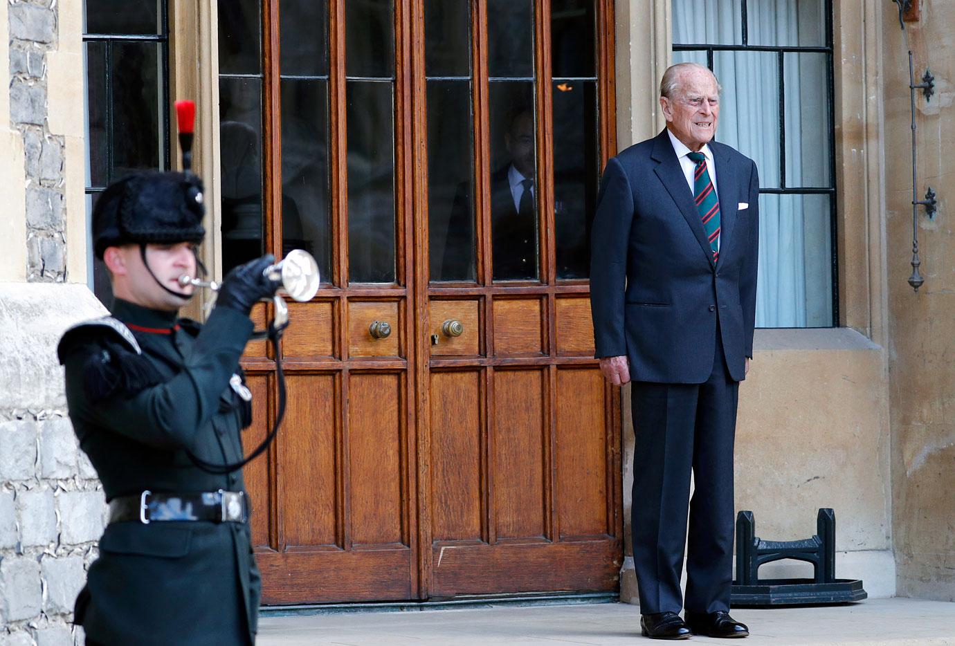 prince philip attends transfer of the colonel in chief of the rifles