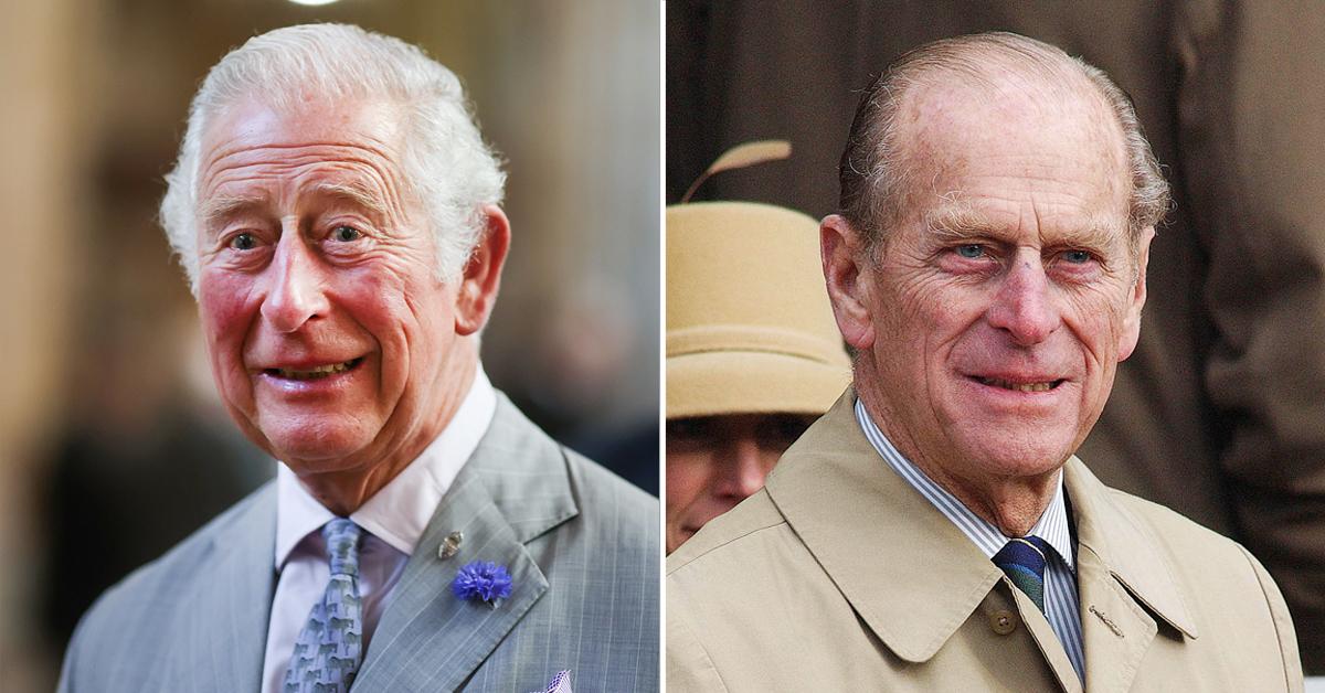 prince charles pays tribute to late father prince philip new black and white photo