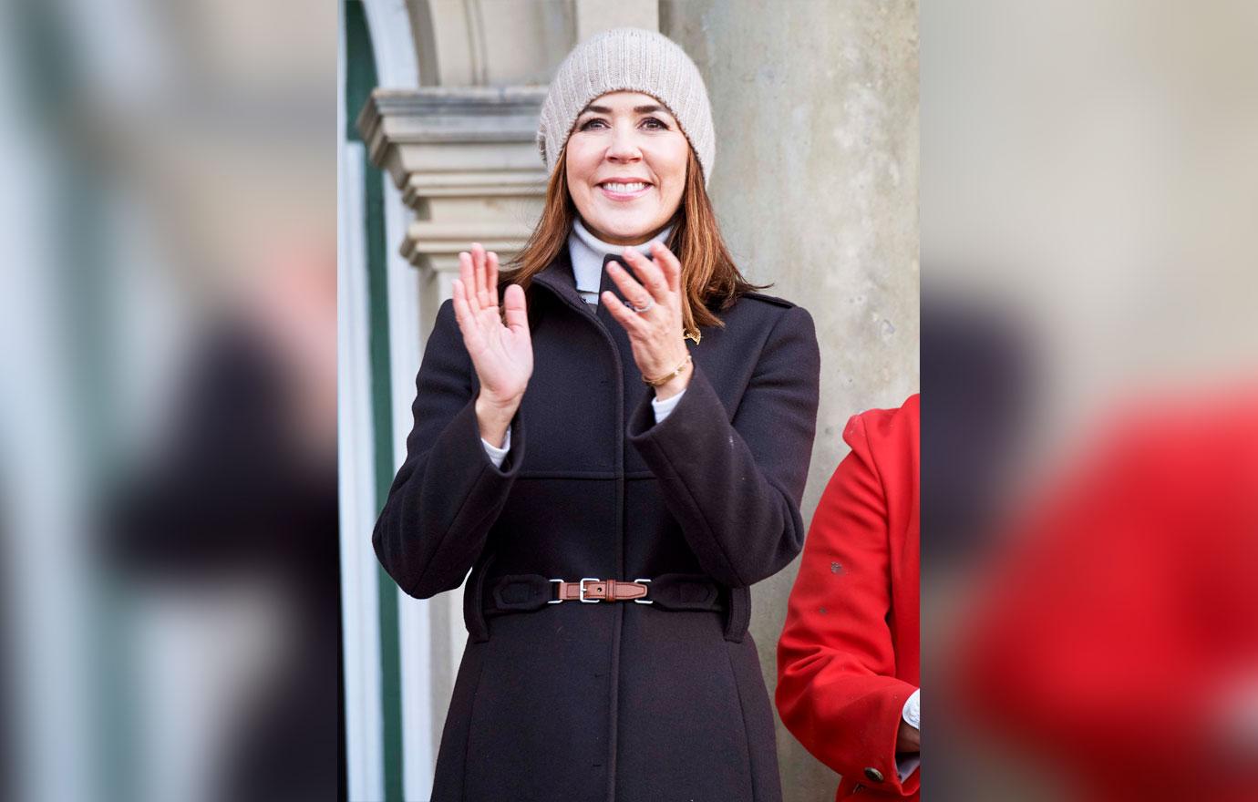 crownprincess mary of denmark with her twins princess josephine and prince vincent