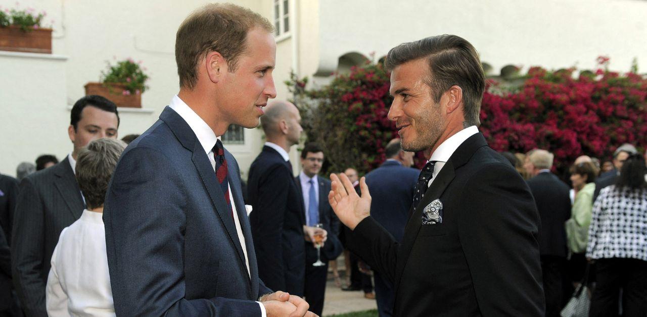 prince william met david beckham during prince harry well child awards