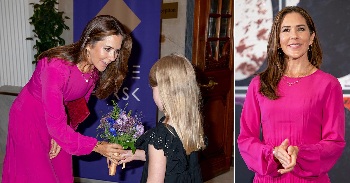 Crown Princess Mary of Denmark stuns in pink at Buckingham Palace