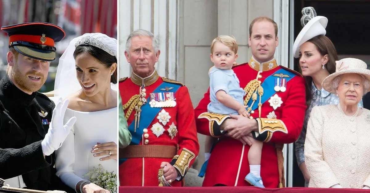 prince harry meghan markle royal family ruined wedding