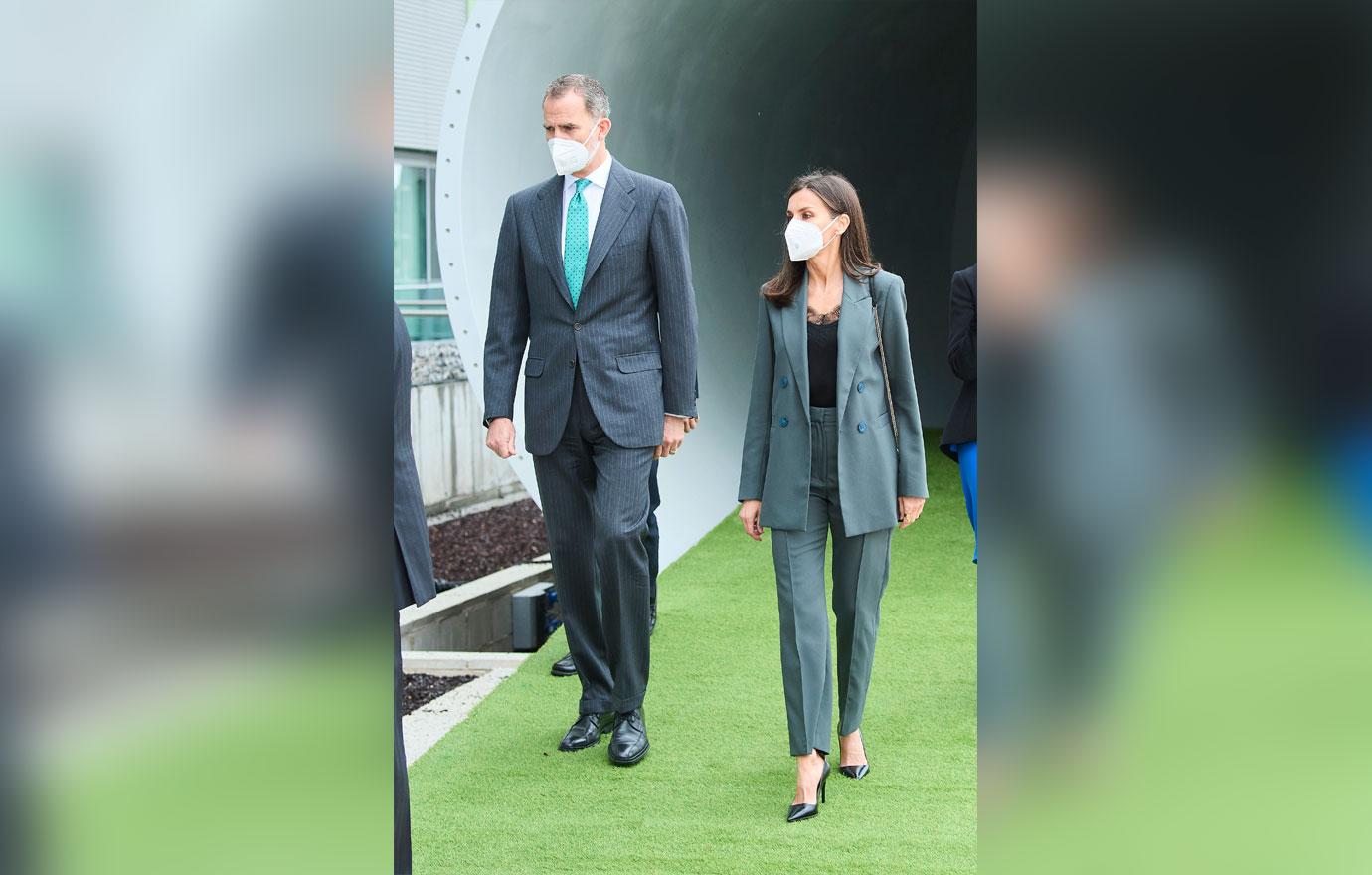 king felipe and queen letizia of spain attend opening of training center