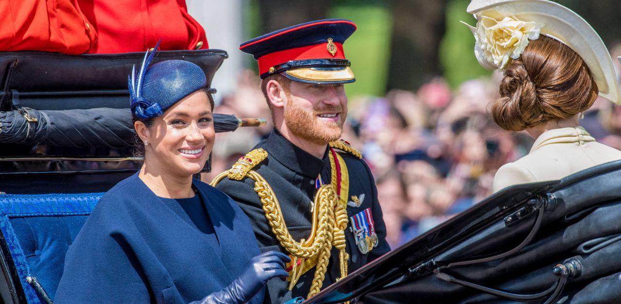 meghan markle trooping the colour joke offends royal family