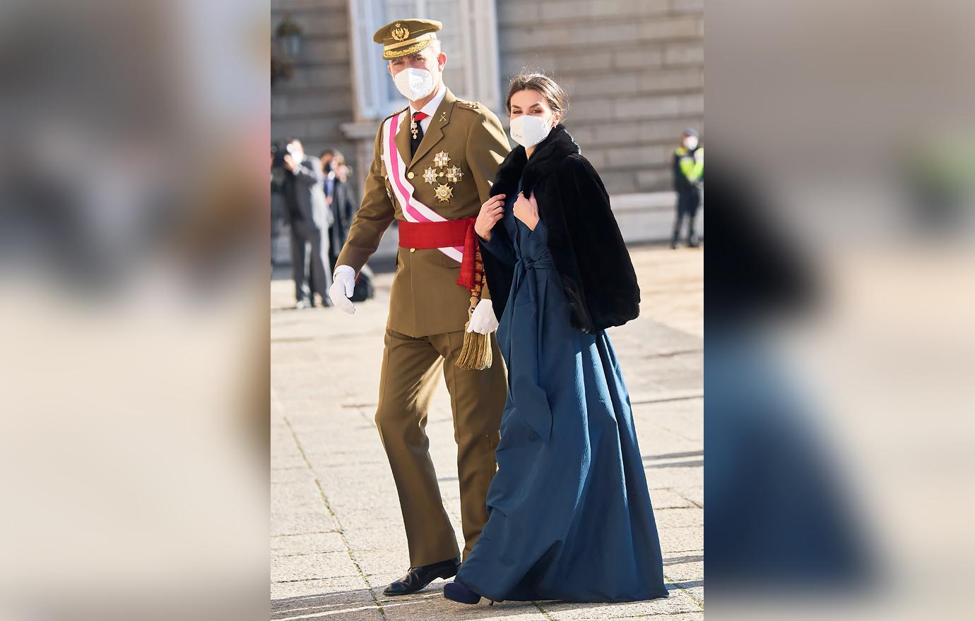 queen letizia king felipe spanish royals new years military parade