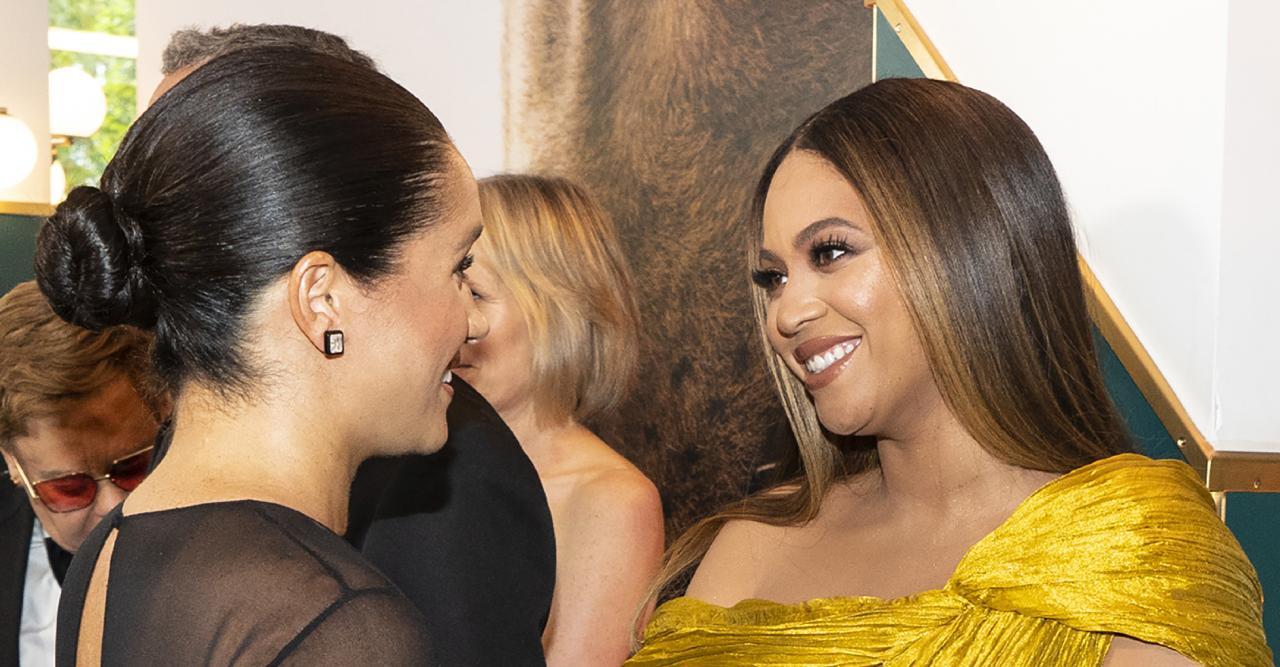 beyonce commends meghan markle courage leadership interview