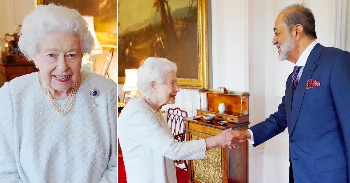 queen elizabeth receives the sultan of oman tro