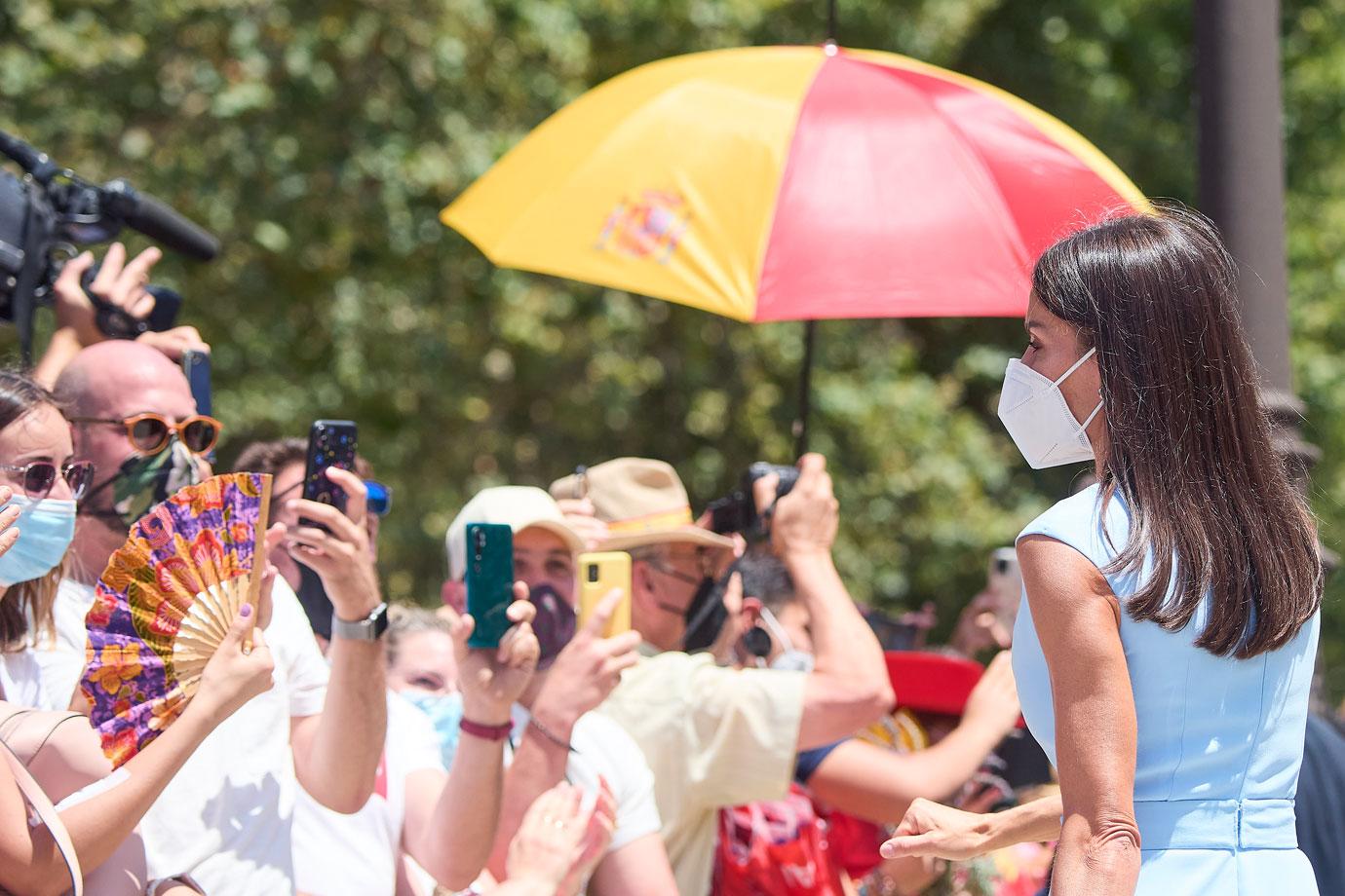 king felipe and queen letizia of spain in sevilla spain