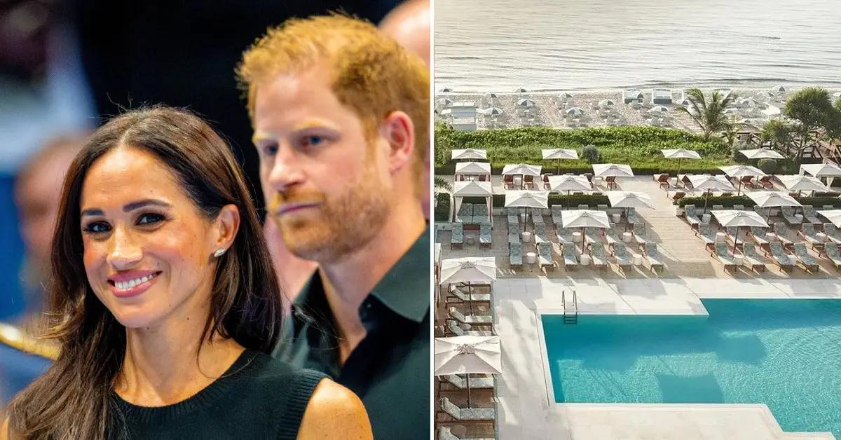 prince harry meghan markle luxury resort filming netflix show