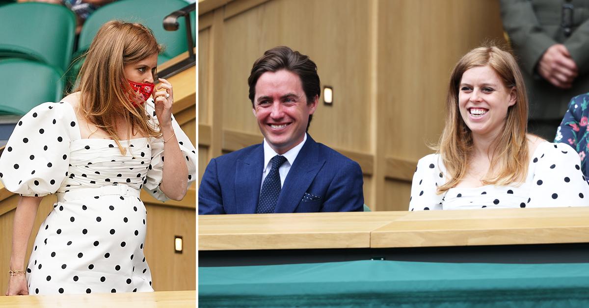 Pregnant Princess Beatrice Shows Off Her Growing Bump At Wimbledon