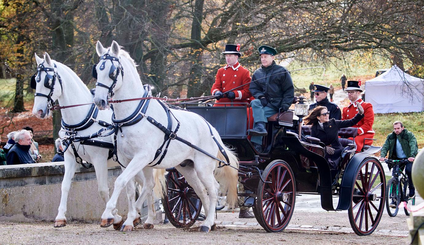 crownprincess mary of denmark with her twins princess josephine and prince vincent