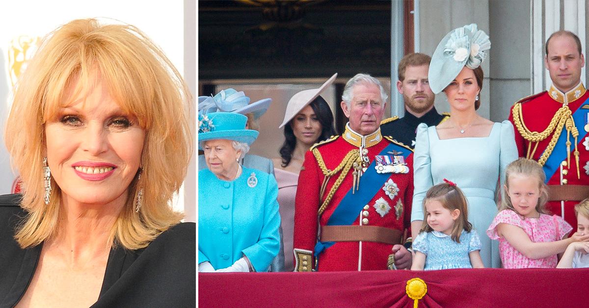 joanna lumley believes royal family much closer