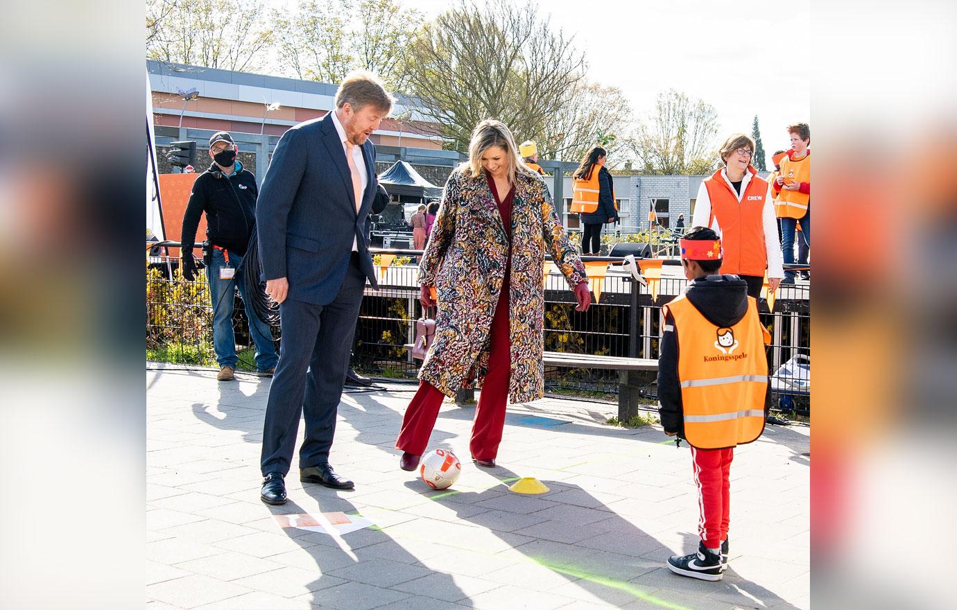 queen maxima and king willem alexander at the national opening for the kings games