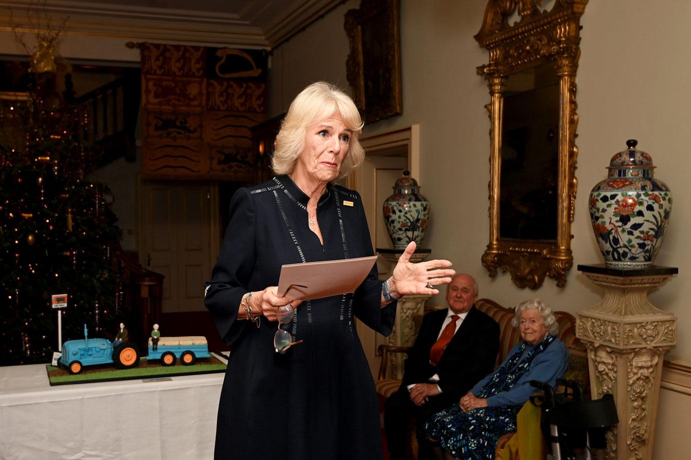 duchess camilla hosts celebration for the th anniversary of the archers