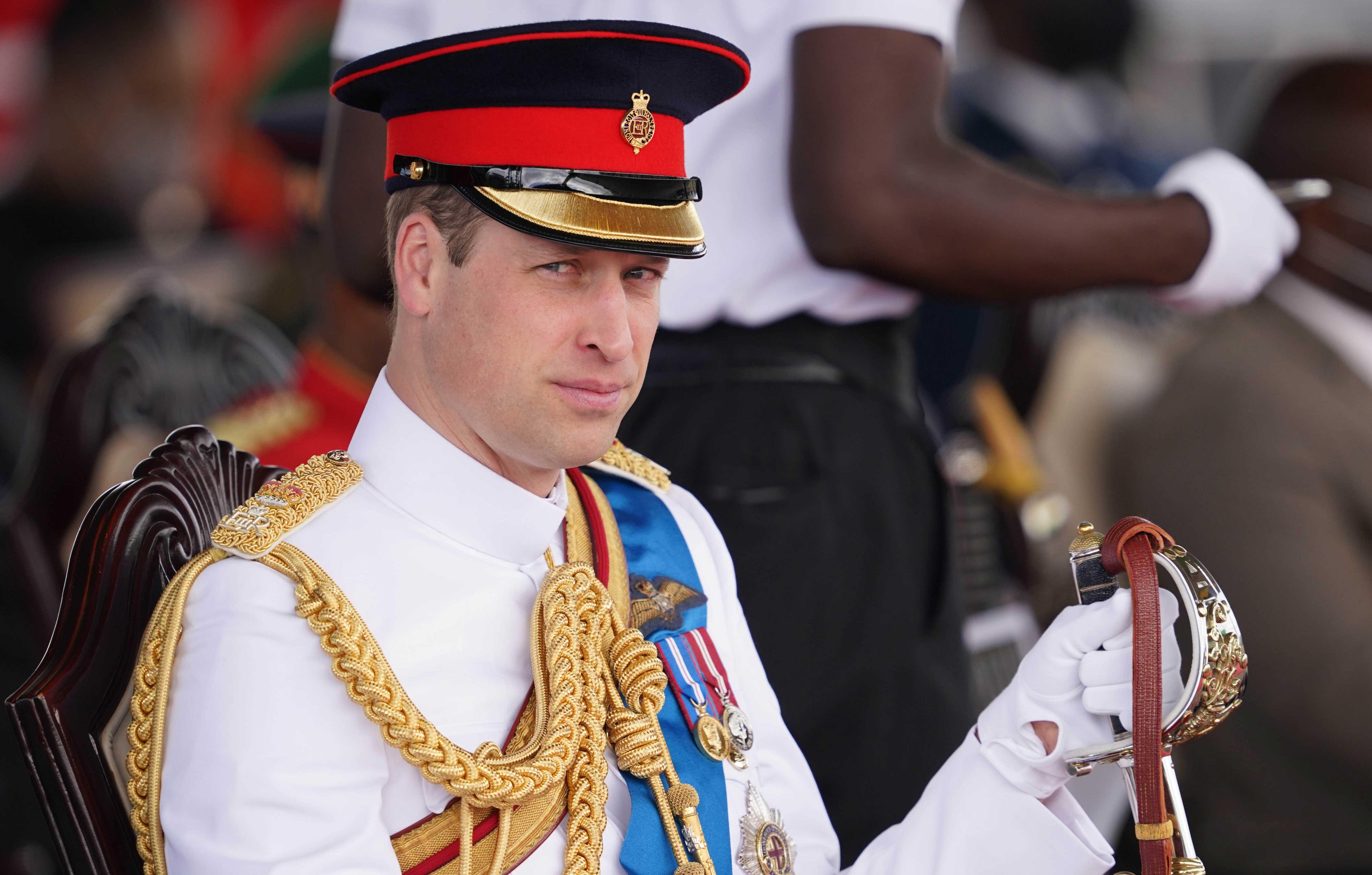 the duke and duchess of cambridge attend the inaugural commissioning parade