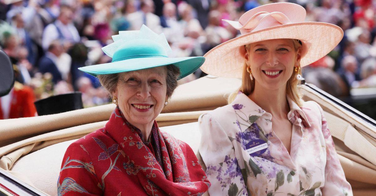 Lady Gabriella Windsor Bonds With Princess Anne At Royal Ascot