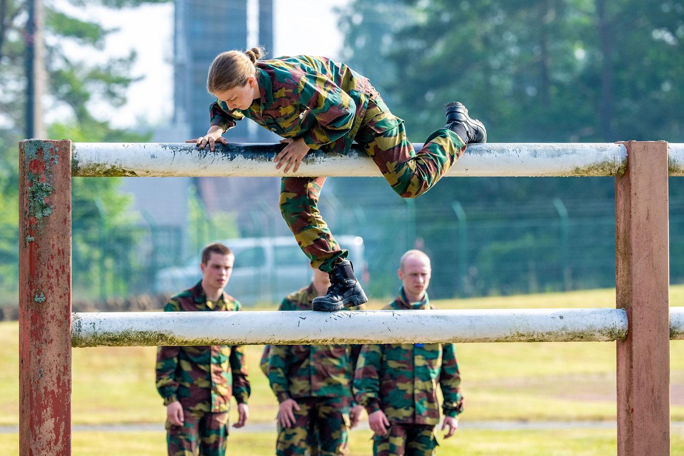 princess elisabeth of belgium in tactical training